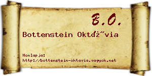 Bottenstein Oktávia névjegykártya
