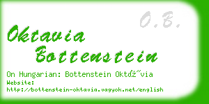 oktavia bottenstein business card